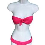 Victoria's Secret  Hot Pink Strapless Bikini Set Photo 0