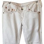 True Religion Joey low rise flare white jeans Photo 1