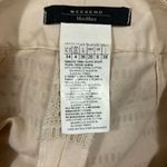 Max Mara  Weekend Womens Lace Embroidered Pants Size 4 Beige Fully Lined Photo 8