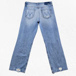 MOTHER Superior The Tomcat Distressed High Rise Straight Leg Jeans Size 29 Blue Photo 10