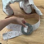 Pink genuine leather cowboy boots with matching belt Size 7 Photo 8