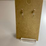 NWT “Let’s Ride” wooden water drop horse earrings Brown Photo 3