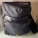 Eddie Bauer Zip Travel Bag Crossbody Messenger Tablet Carry On Black Connect Photo 2