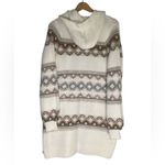Abercrombie & Fitch NWT  Fairisle Long Sweater Aztec Hooded Cardigan Sweater XS Photo 4