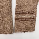 Vintage Sweater Lambswool Tan‎ Minimalist Graphic Design Light Brown Large Women Tan Photo 5