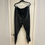 Kut From The Kloth NWOT Coated Leather Black Jeans Photo 1