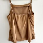 Soma  Satin Tank Top, Beige/Tan, Size Medium Photo 7
