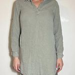 Anthropologie Cloth and Stone Green Shirt Dress Size XS Photo 0