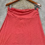 NWT Toad&Co Women’s Organic Cotton Chaka Mini Skirt Pull On in Coral Blaze M Orange Size M Photo 4