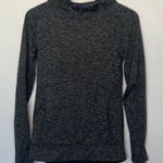 Athleta  Striated Stowe Pullover Hoodie Charcoal Gray XS 347821 Photo 0