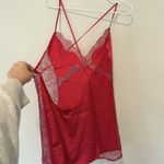 Victoria's Secret  Red Slip Dress With Lace Cutouts Size Large 1185 Photo 6