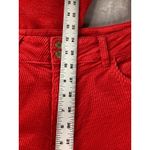 Judy Blue Red Corduroy Wide Leg Pants Women's 14W Flare Button Fly Photo 3