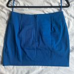 Motel Rocks motel blue cotton mini skirt with zipper in back. new with tags Photo 1