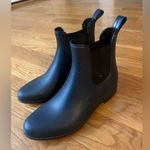 Navy Ankle Rain Boots Blue Size 9 Photo 1