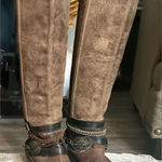Freebird Distressed Brown Over the Knee Boots ASPEN Size 10 Photo 0