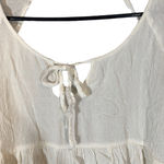 American Eagle White Applique Lace Peasant Top Women Sz S Photo 3