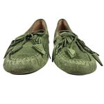 Me Too  Green Suede Tassel Moccasin Loafers Shoes Women's Size 6M Photo 4