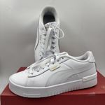Puma Court Sneaker, White, Women's Casual Low Top Leather Shoes Size 6.5 Photo 0