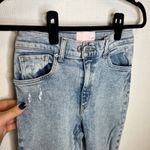 Revice Denim Jeans Women's Size 27 Acid Wash Uptown Rising Star Back Ripped Blue Photo 7