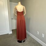 Celebrate DB Studio Cinnamon Long Formal Dress Red Size 8 Photo 5