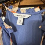 Nine West Blue and Orange Floral Dress Photo 1