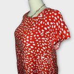 KIRUNDO Babydoll Tiered Casul Red and White Dress (965) Size XL Photo 7