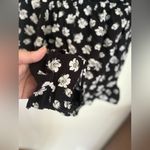 Abercrombie & Fitch Abercrombie black floral romper with cutout detail and pockets S Photo 7