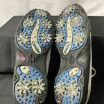 FootJoy  GREEN JOY WO SIZE 7.5 GOLF SHOES OFF WHITE AND TAN GOOD USED CONDITIONI Photo 8