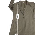 Anne Klein  Vintage Tan‎ Long Wool Blend Tailored Blazer Jacket Size 10 Photo 6