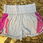Free People The‎ Way Home Colorblock White Purple Short Size Large Photo 0