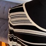 St. John Black and White Striped Women's Top size S Photo 1
