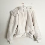 Alo Yoga Faux Fur Foxy Jacket Ivory L Photo 1