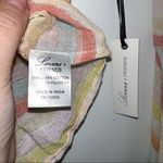 Lovers + Friends NEW Aaron Striped Wrap Top Spring Rainbow Metallic $128 small Photo 7