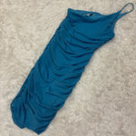 Princess Polly  Jocasta Mini Dress Turquoise Photo 3