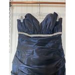 Pesavento Couture Black Ruffled Strapless Ruched Mermaid Dress Size S Photo 1