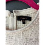 Quince XS White Smocked Crop Top Photo 1