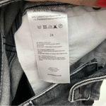 ANINE BING  Kara Skinny Jeans Women’s Size 24 Gray Distressed Raw Hem Button Fly Photo 12