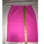 L'ATISTE by Amy Pink Skirt Size M Pencil Straight Pink Barbie Bubble Gum Zipper Photo 4