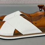 Free People  Women’s Size 41 (11) Sidelines Slide Sandal white‎ Photo 0