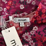 Minuet Floral Puff Sleeve Mini Dress NWT Photo 6