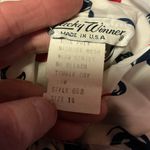 Vintage 70s polka dot bow tie blouse Size 14 Photo 1