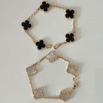 π 5 motif Clover π Bracelet Gold Photo 3