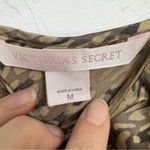 Victoria's Secret Victoria Secret Brown Animal Print Camisole Tank Top Women’s M Glam Satin Blouse Photo 6