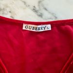 NWOT Guberry Elegant Red Velvet Wrap Dress Women’s Sz L Size L Photo 5
