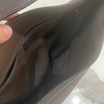 Gucci Canvas Brown Nylon Logo Print Leather Hobo Shoulder Tote Bag Purse Photo 8