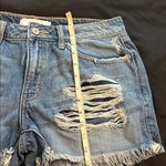 KanCan Blue Distressed Jean Shorts Size 9/28 Photo 4