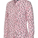 Tommy Hilfiger  All Over Heart Print Button Down Shirt Photo 0