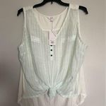 Candie's striped tank top NWT sz 1x Photo 0