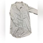 Ralph Lauren Lauren women’s sleep shirt. Vintage. Beige/blue stripe. Photo 7