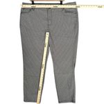 Tommy Hilfiger ‎ Womens Black White Houndstooth Stretchy Knit Dress Pants Photo 5